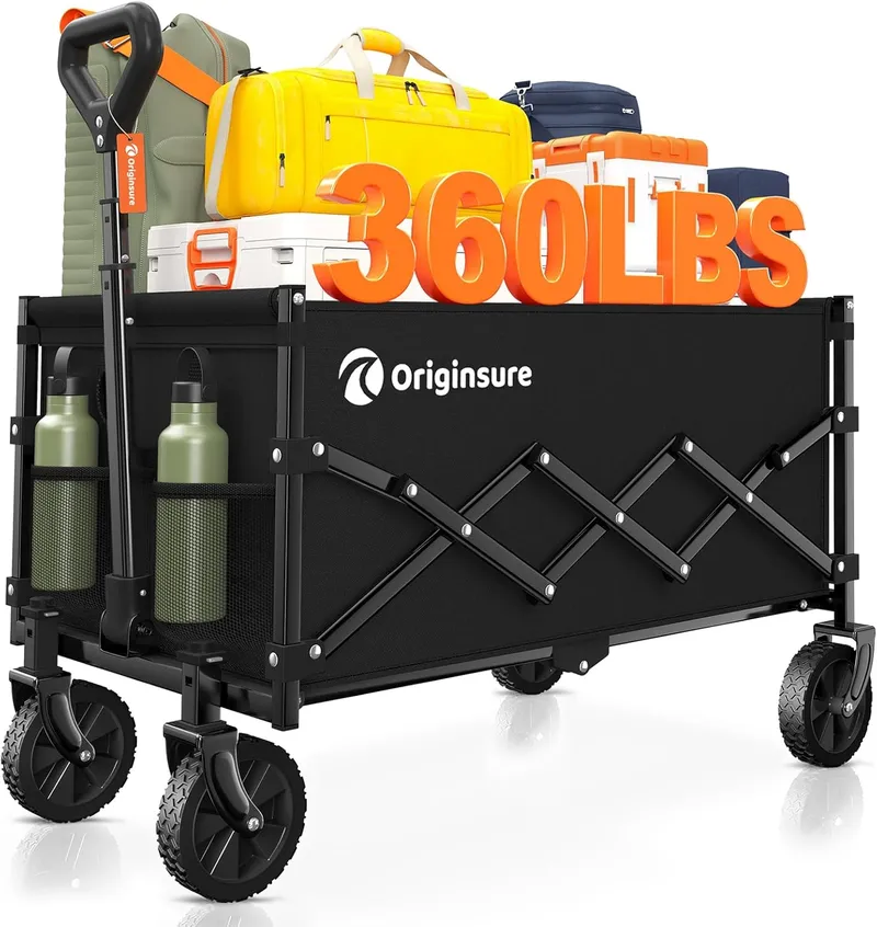 Originsure 360LBS Collapsible Wagon Cart Foldable